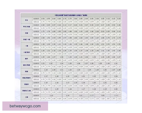 世界杯足球竞猜盘口解析与投注技巧全面指南